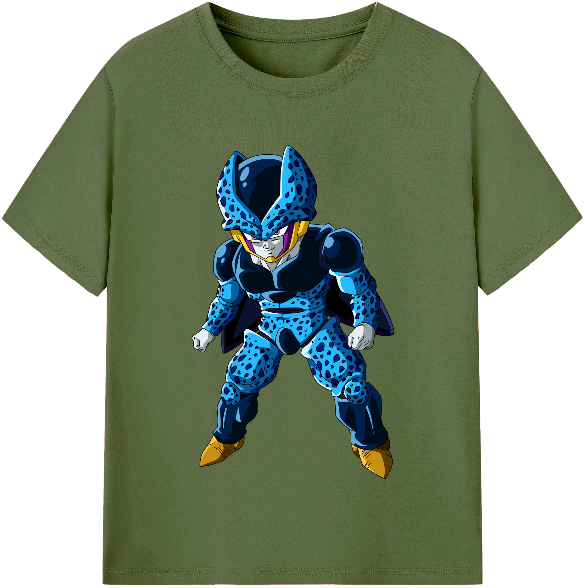 （画像用） ドラゴンボール セル DRAGON BALL Cell 綿100％半袖Tシャツ（フロントプリント）